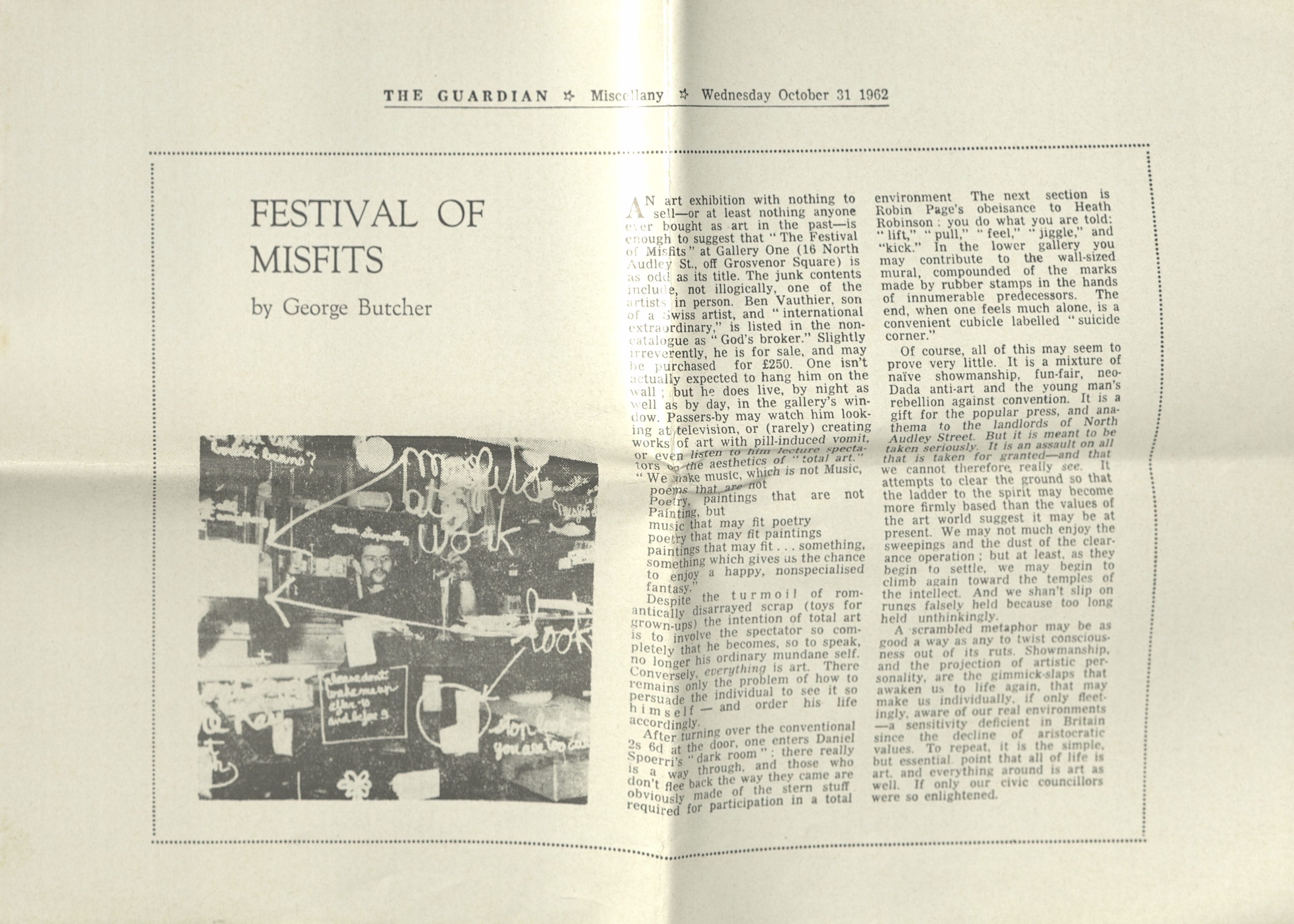 The Frozen Exhibition, Galerie Légitime London 1962/1972 (Edition) by Robert Filliou; Archiv der Avantgarden, Staatliche Kunstsammlungen Dresden