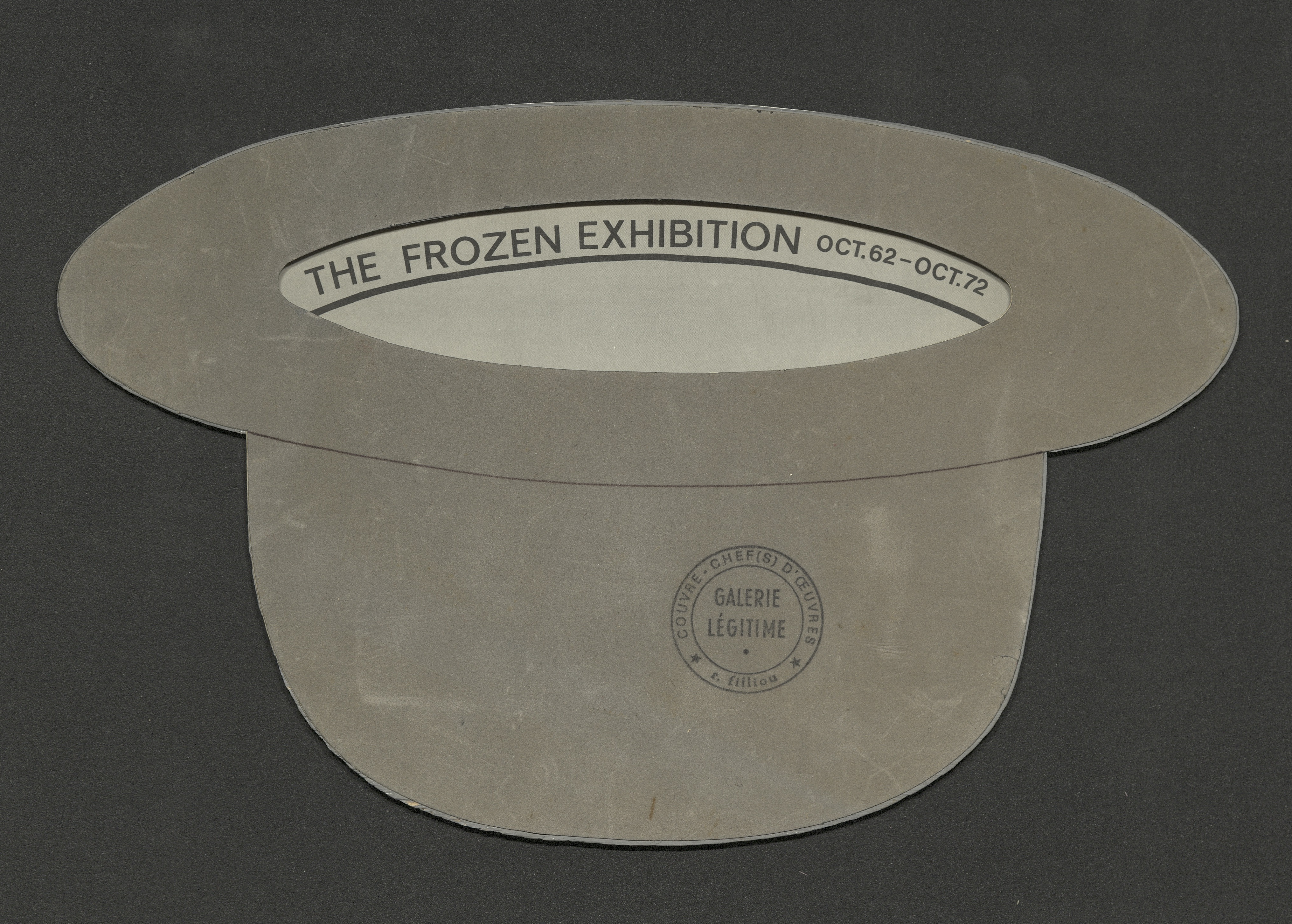 The Frozen Exhibition, Galerie Légitime London 1962/1972 (Edition) by Robert Filliou; Archiv der Avantgarden, Staatliche Kunstsammlungen Dresden