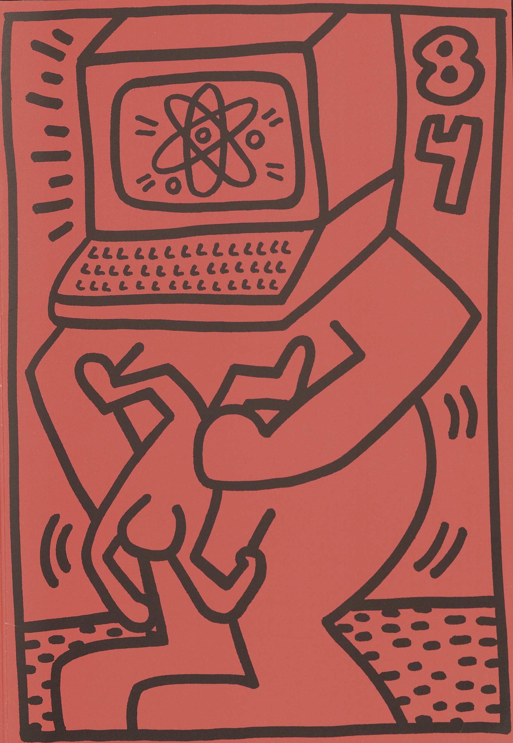 Keith Haring, Galerie Paul Maenz, Cologne 1984 (Invitation) © Keith Haring; Archiv der Avantgarden, Staatliche Kunstsammlungen Dresden