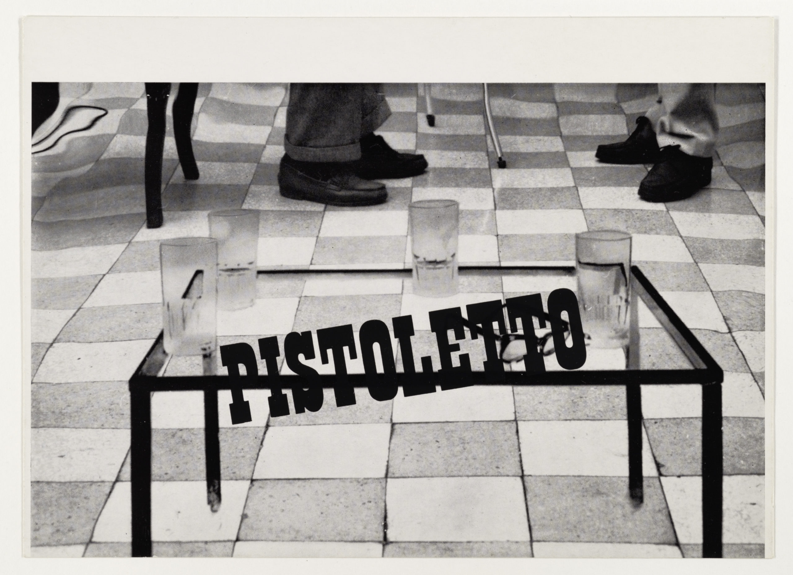 Pistoletto, Galerie Ileana Sonnabend, Paris 1964 (Invitation); ; Sammlung Marzona, Kunstbibliothek – Staatliche Museen zu Berlin